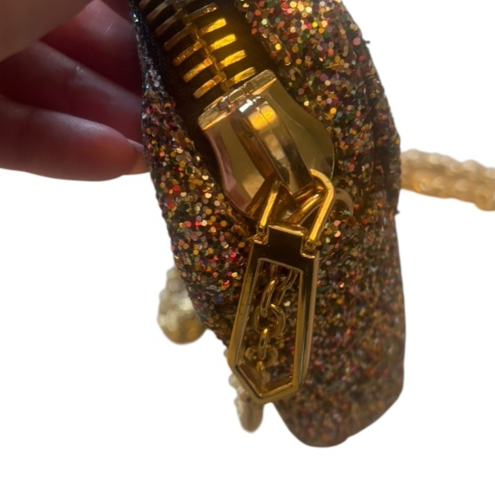 Glittery Multicolor Chain Shoulder Bag - Picture 6 of 6